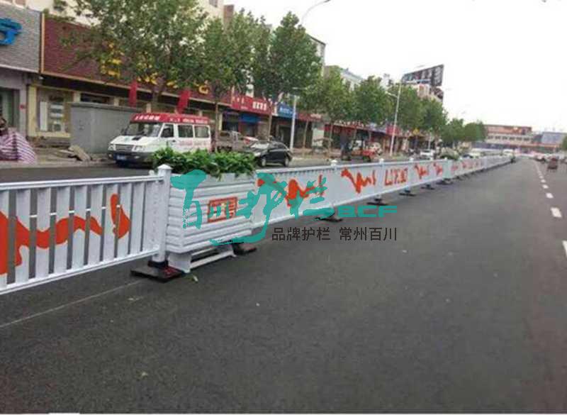 河南蘭考花箱護(hù)欄工程